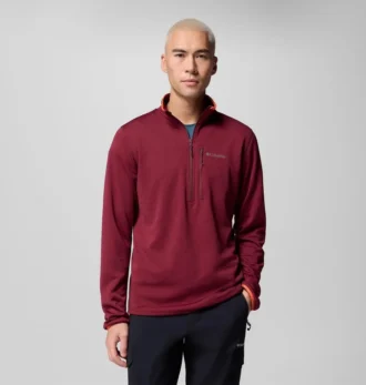 Men Essential Hike™ Grid Fleece Half Zip Pullover