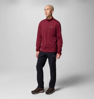 Men Essential Hike™ Grid Fleece Half Zip Pullover