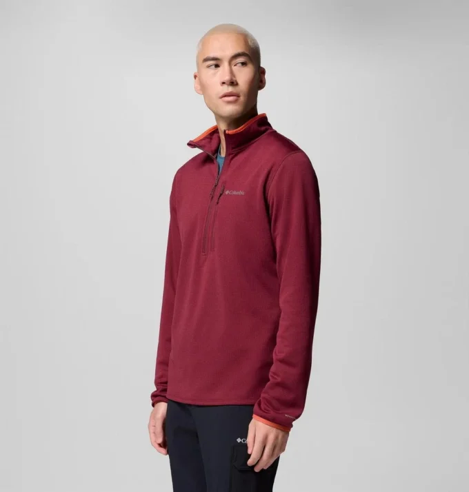 Men Essential Hike™ Grid Fleece Half Zip Pullover Men Essential Hike™ Grid Fleece Half Zip Pullover