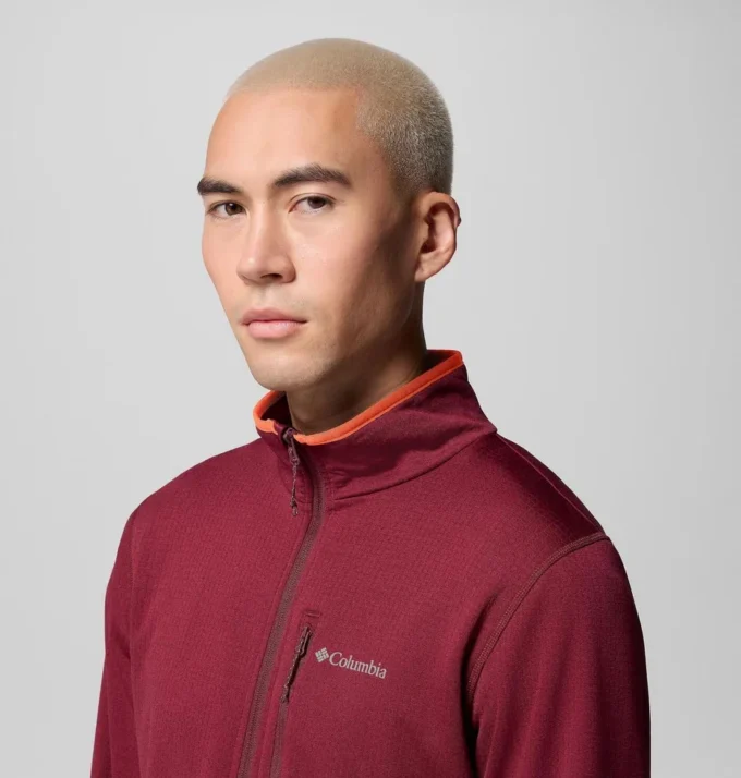 Men Essential Hike™ Grid Fleece Half Zip Pullover Men Essential Hike™ Grid Fleece Half Zip Pullover