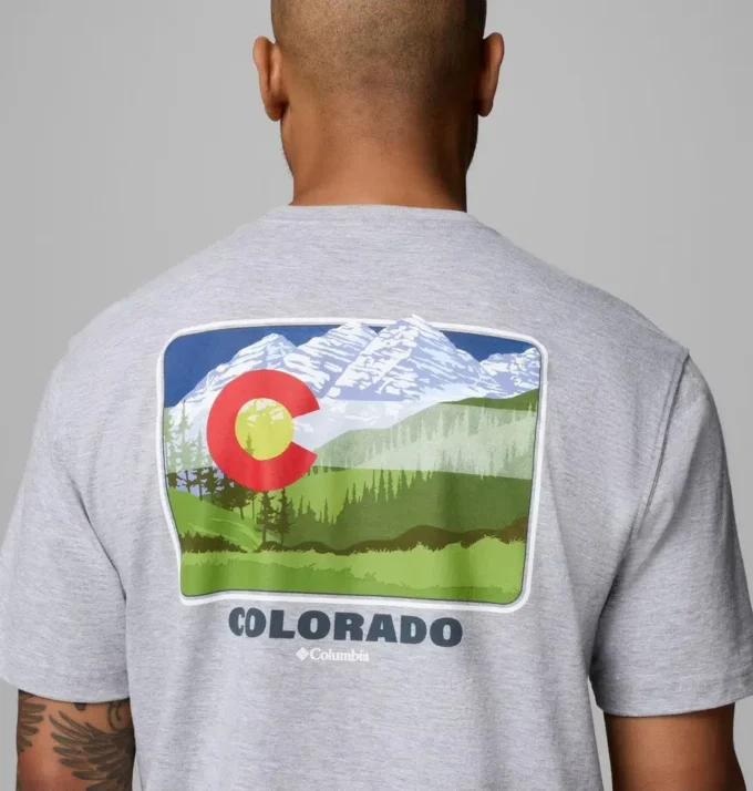 Men Flag CO CSC Short Sleeve T-Shirt