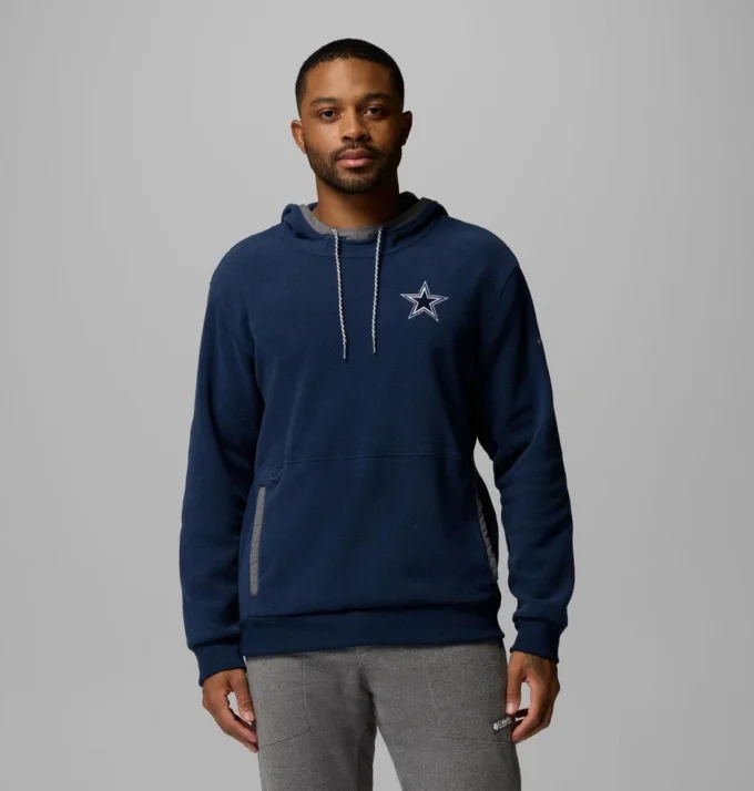 Men Flanker™ Fleece Hoodie – Dallas Cowboys