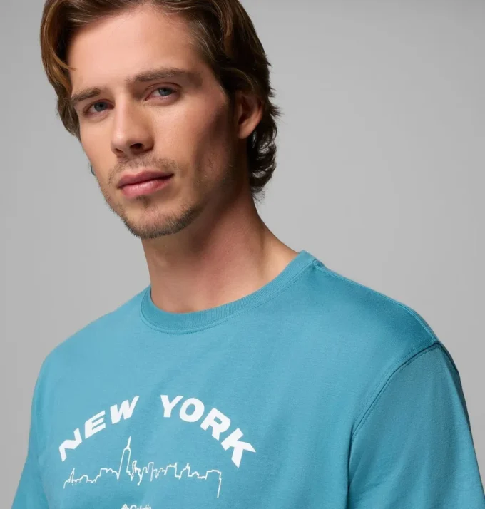 Men Gilded NY CSC Short Sleeve T-Shirt