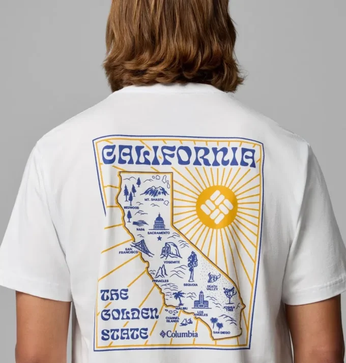 Men Golden CA CSC T-Shirt