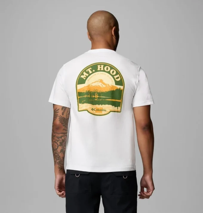 Men Heaven Mt Hood CSC Short Sleeve T-Shirt
