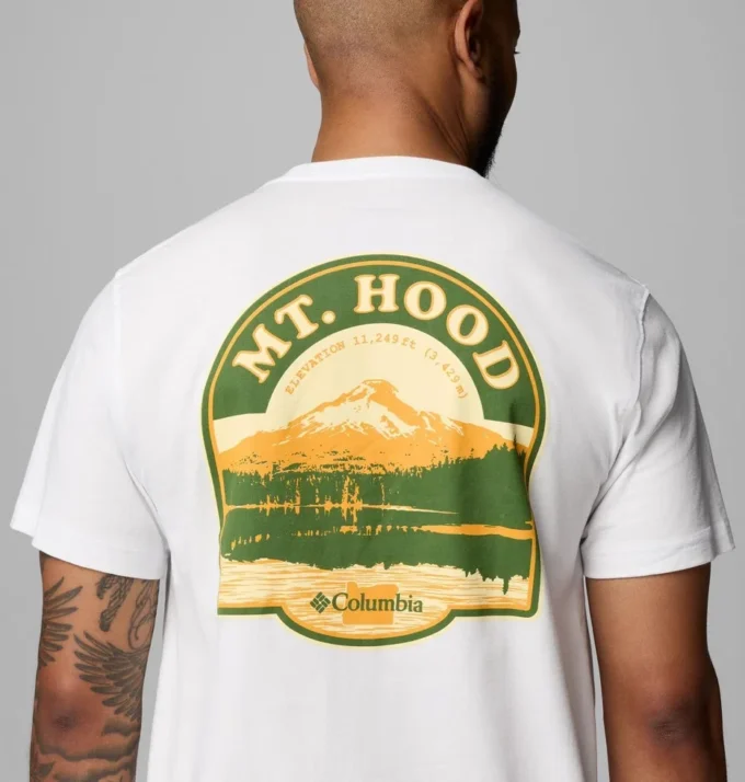 Men Heaven Mt Hood CSC Short Sleeve T-Shirt