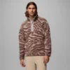 Men Helvetia™ II Printed Half Snap Printed Fleece Pullover