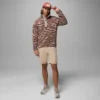 Men Helvetia™ II Printed Half Snap Printed Fleece Pullover