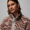 Men Helvetia™ II Printed Half Snap Printed Fleece Pullover