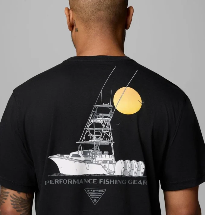 Men Matti Boat PFG Short Sleeve T-Shirt