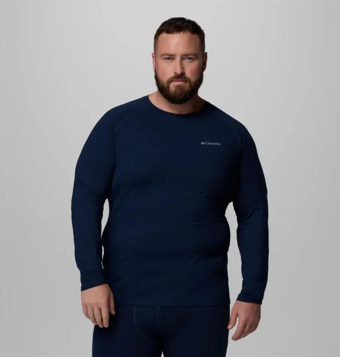 Men Omni-Heat™ Infinity Knit Long Sleeve Crew Shirt – Big