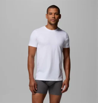 Men Performance Cotton Stretch Crew – 3 pack