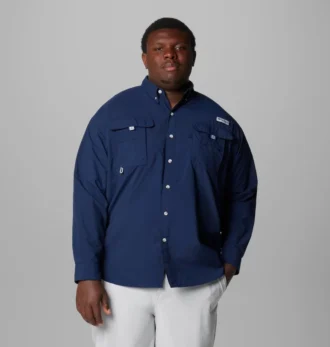 Men PFG Bahama™ II Long Sleeve Shirt – Big