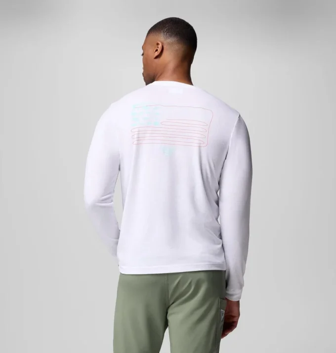 Men PFG™ Flyline Flag Long Sleeve T-Shirt Men PFG™ Flyline Flag Long Sleeve T-Shirt
