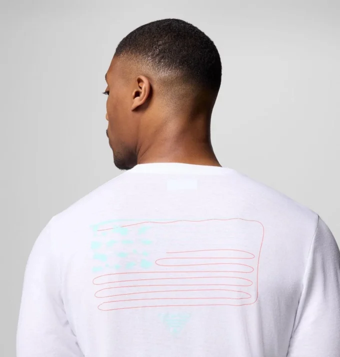 Men PFG™ Flyline Flag Long Sleeve T-Shirt Men PFG™ Flyline Flag Long Sleeve T-Shirt