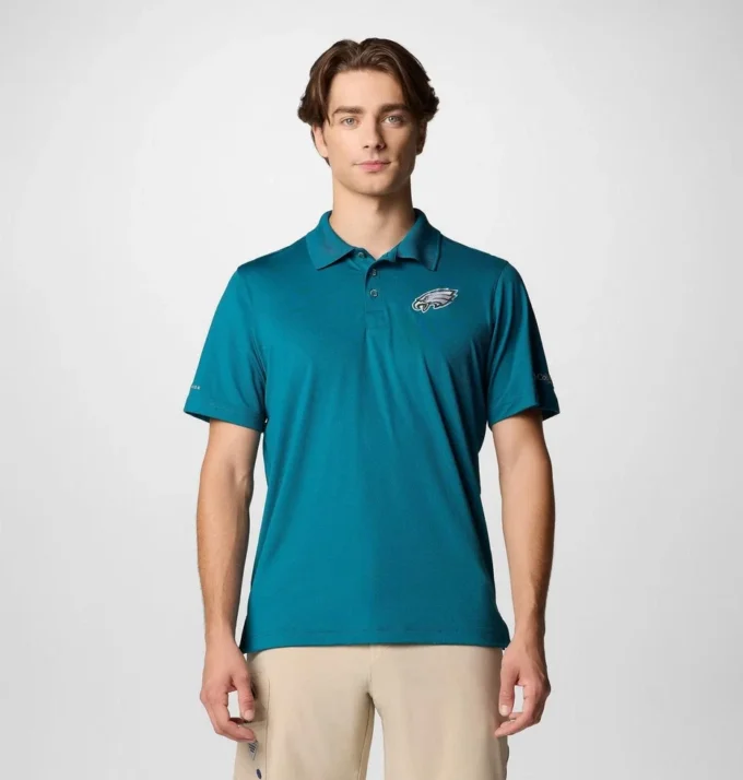Men PFG Low Drag Offshore™ Polo – Philadelphia Eagles Men PFG Low Drag Offshore™ Polo – Philadelphia Eagles