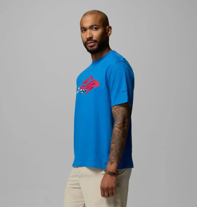 Men PFG™ Silver Bank Trout Mountain T-Shirt