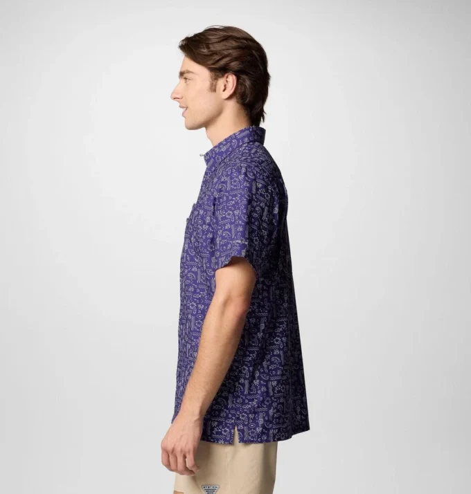 Men PFG Super Slack Tide™ Short Sleeve Shirt – Baltimore Ravens Men PFG Super Slack Tide™ Short Sleeve Shirt – Baltimore Ravens