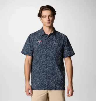 Men PFG Super Slack Tide™ Short Sleeve Shirt – Houston Texans Men PFG Super Slack Tide™ Short Sleeve Shirt – Houston Texans
