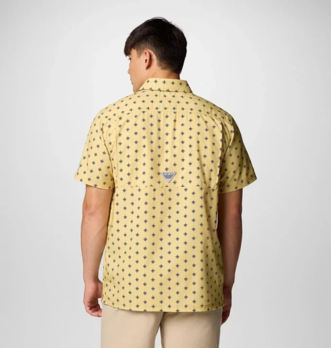 Men PFG Super Slack Tide™ Short Sleeve Shirt – New Orleans Saints Men PFG Super Slack Tide™ Short Sleeve Shirt – New Orleans Saints