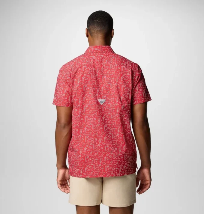 Men PFG Super Slack Tide™ Short Sleeve Shirt – San Francisco 49ers Men PFG Super Slack Tide™ Short Sleeve Shirt – San Francisco 49ers