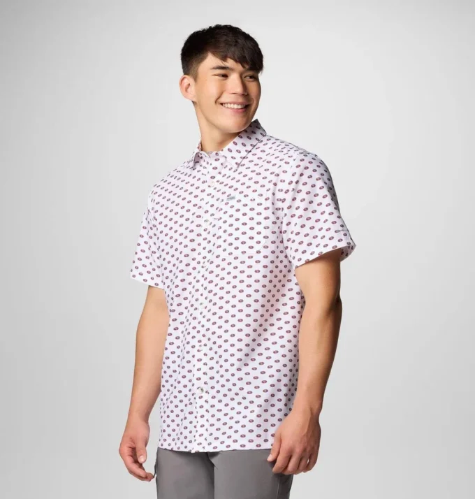 Men PFG Super Slack Tide™ Short Sleeve Shirt – San Francisco 49ers Men PFG Super Slack Tide™ Short Sleeve Shirt – San Francisco 49ers