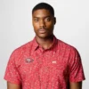 Men PFG Super Slack Tide™ Short Sleeve Shirt – San Francisco 49ers Men PFG Super Slack Tide™ Short Sleeve Shirt – San Francisco 49ers