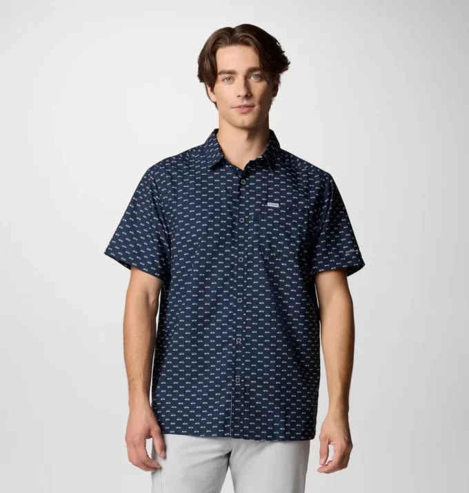 Men PFG Super Slack Tide™ Short Sleeve Shirt – Seattle Seahawks Men PFG Super Slack Tide™ Short Sleeve Shirt – Seattle Seahawks