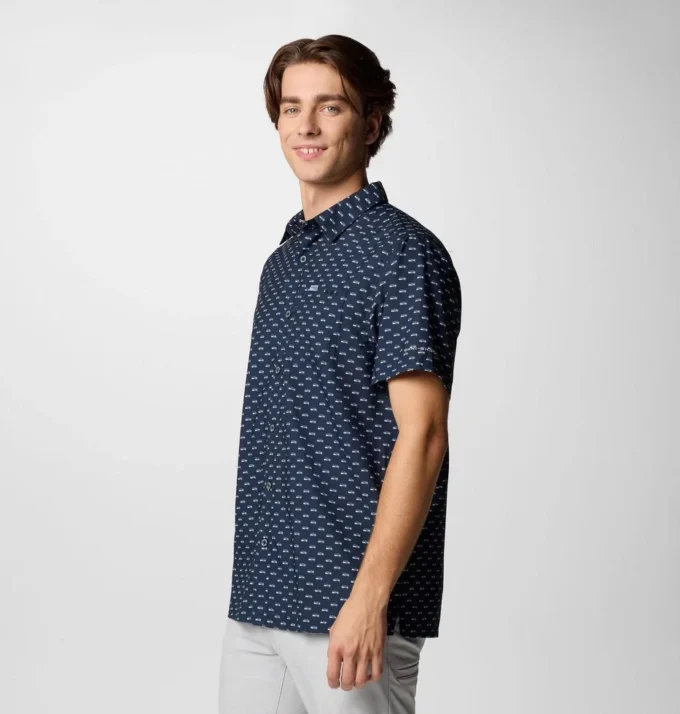 Men PFG Super Slack Tide™ Short Sleeve Shirt – Seattle Seahawks Men PFG Super Slack Tide™ Short Sleeve Shirt – Seattle Seahawks