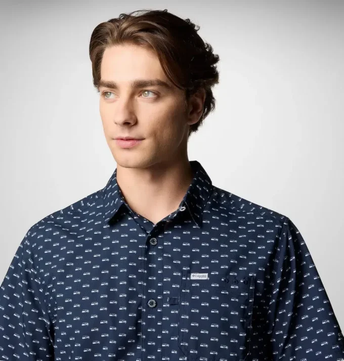 Men PFG Super Slack Tide™ Short Sleeve Shirt – Seattle Seahawks Men PFG Super Slack Tide™ Short Sleeve Shirt – Seattle Seahawks