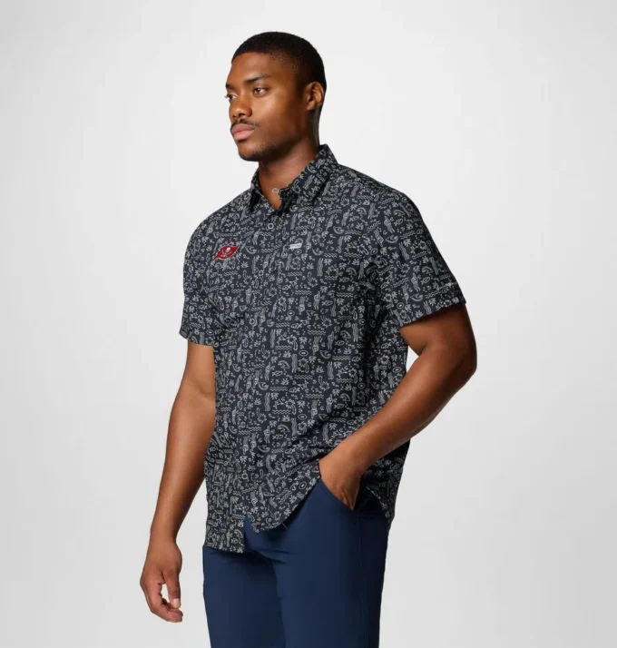 Men PFG Super Slack Tide™ Short Sleeve Shirt – Tampa Bay Buccaneers Men PFG Super Slack Tide™ Short Sleeve Shirt – Tampa Bay Buccaneers