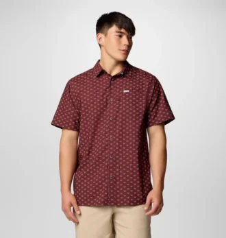 Men PFG Super Slack Tide™ Short Sleeve Shirt – Washington Commanders Men PFG Super Slack Tide™ Short Sleeve Shirt – Washington Commanders