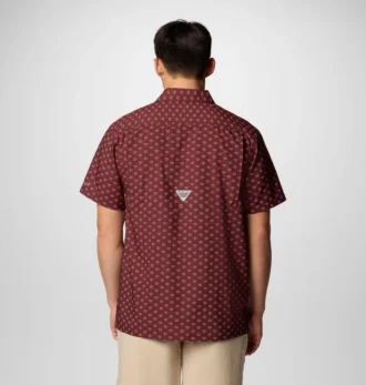 Men PFG Super Slack Tide™ Short Sleeve Shirt – Washington Commanders Men PFG Super Slack Tide™ Short Sleeve Shirt – Washington Commanders