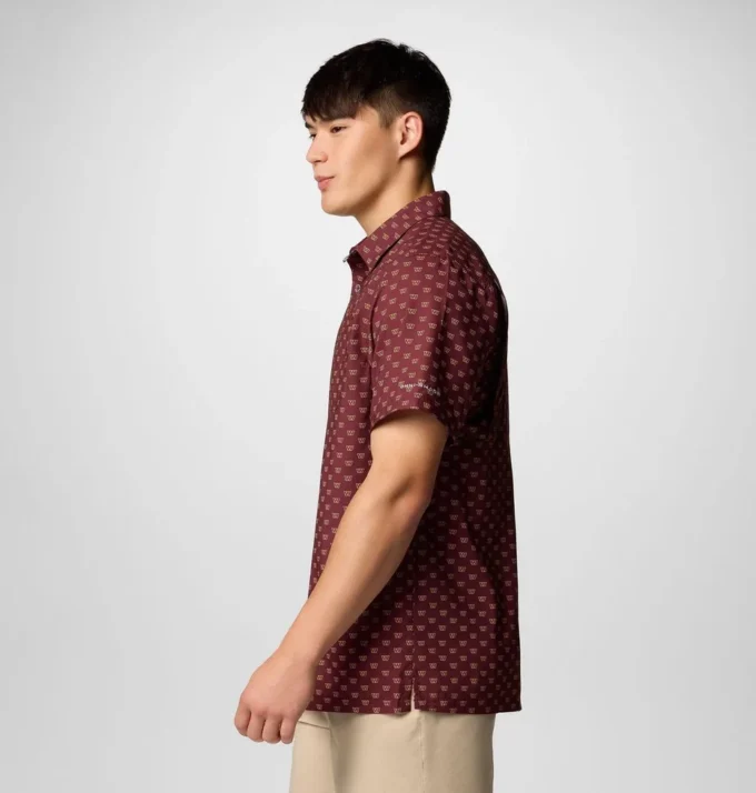 Men PFG Super Slack Tide™ Short Sleeve Shirt – Washington Commanders Men PFG Super Slack Tide™ Short Sleeve Shirt – Washington Commanders