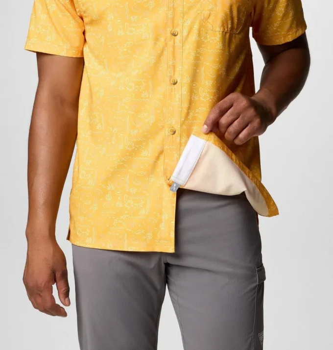 Men PFG Super Slack Tide™ Short Sleeve Shirt – Washington Commanders Men PFG Super Slack Tide™ Short Sleeve Shirt – Washington Commanders