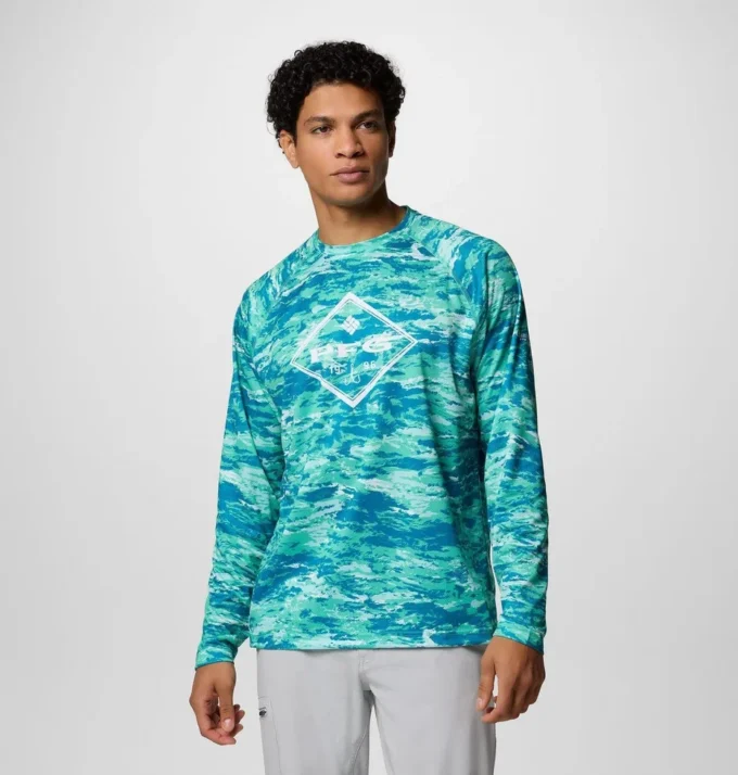 Men PFG Super Solar Stream™ Graphic Long Sleeve Shirt Men PFG Super Solar Stream™ Graphic Long Sleeve Shirt