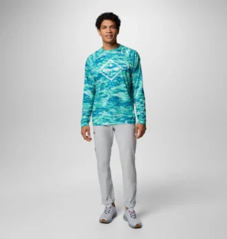 Men PFG Super Solar Stream™ Graphic Long Sleeve Shirt Men PFG Super Solar Stream™ Graphic Long Sleeve Shirt