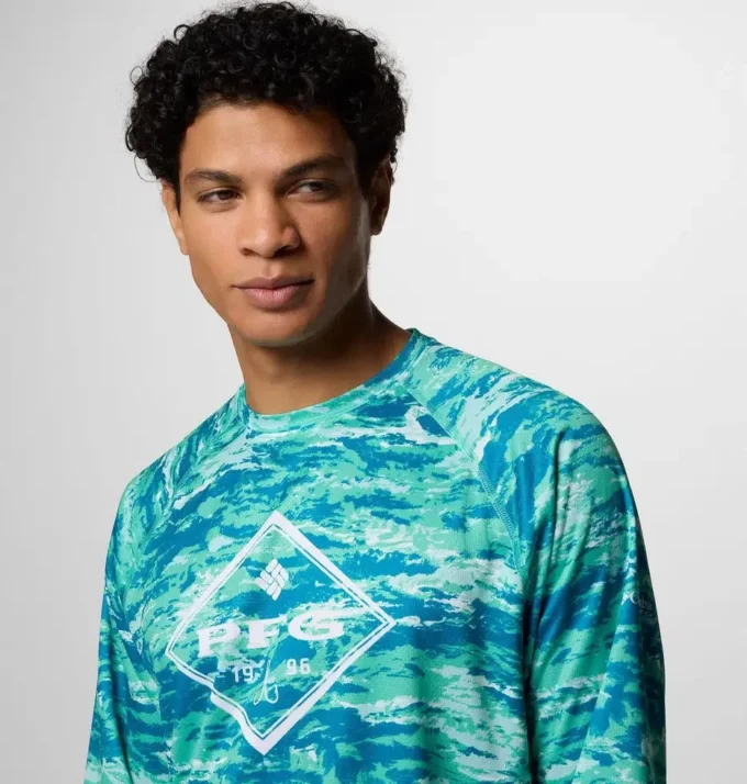 Men PFG Super Solar Stream™ Graphic Long Sleeve Shirt Men PFG Super Solar Stream™ Graphic Long Sleeve Shirt