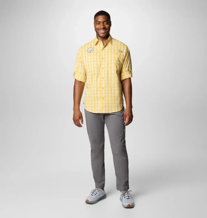 Men PFG Super Tamiami™ Long Sleeve Shirt – Pittsburgh Steelers Men PFG Super Tamiami™ Long Sleeve Shirt – Pittsburgh Steelers