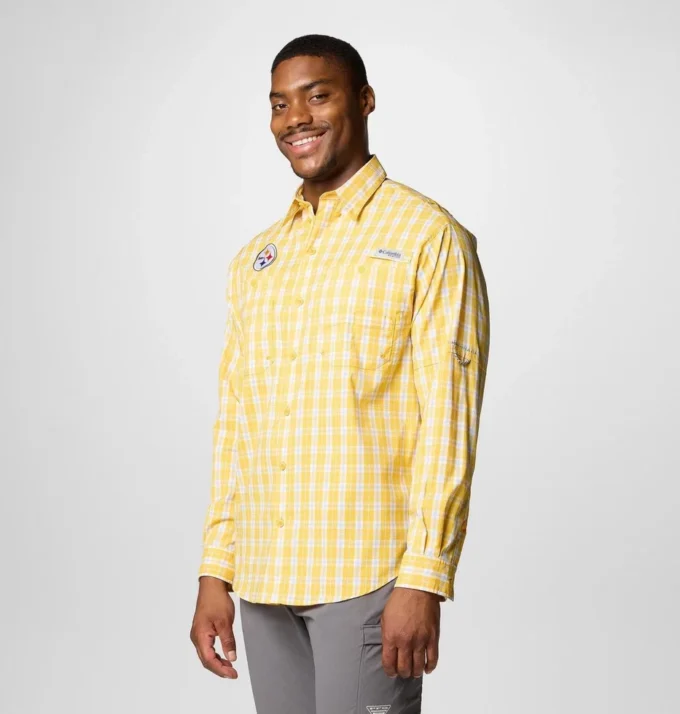 Men PFG Super Tamiami™ Long Sleeve Shirt – Pittsburgh Steelers Men PFG Super Tamiami™ Long Sleeve Shirt – Pittsburgh Steelers