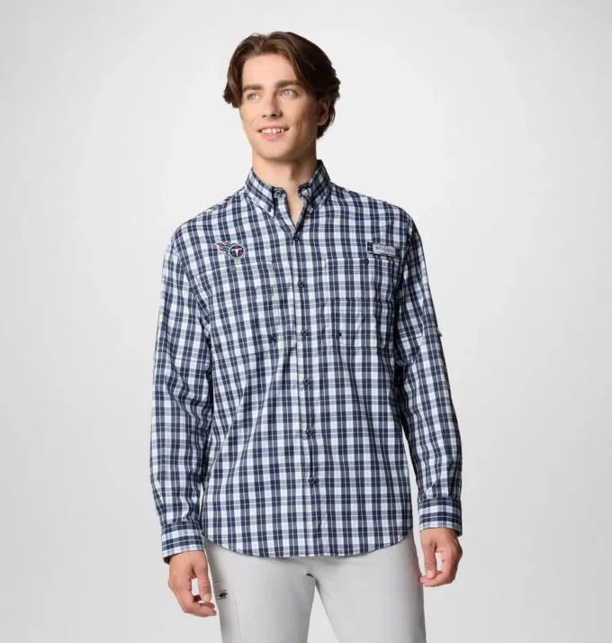 Men PFG Super Tamiami™ Long Sleeve Shirt – Tennessee Titans Men PFG Super Tamiami™ Long Sleeve Shirt – Tennessee Titans