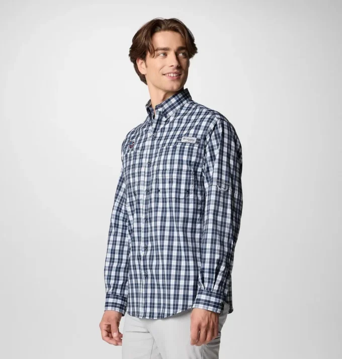 Men PFG Super Tamiami™ Long Sleeve Shirt – Tennessee Titans Men PFG Super Tamiami™ Long Sleeve Shirt – Tennessee Titans