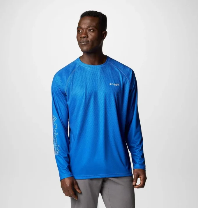 Men PFG Super Terminal Tackle™ Super Fade Long Sleeve Shirt Men PFG Super Terminal Tackle™ Super Fade Long Sleeve Shirt