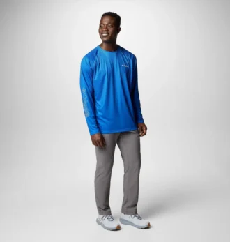 Men PFG Super Terminal Tackle™ Super Fade Long Sleeve Shirt