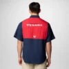 Men PFG Tamiami™ Colorblocked Short Sleeve Shirt – Houston Texans Men PFG Tamiami™ Colorblocked Short Sleeve Shirt – Houston Texans