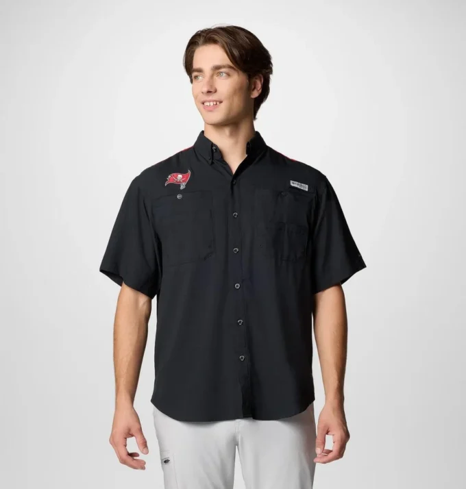 Men PFG Tamiami™ Colorblocked Short Sleeve Shirt – Tampa Bay Buccaneers Men PFG Tamiami™ Colorblocked Short Sleeve Shirt – Tampa Bay Buccaneers