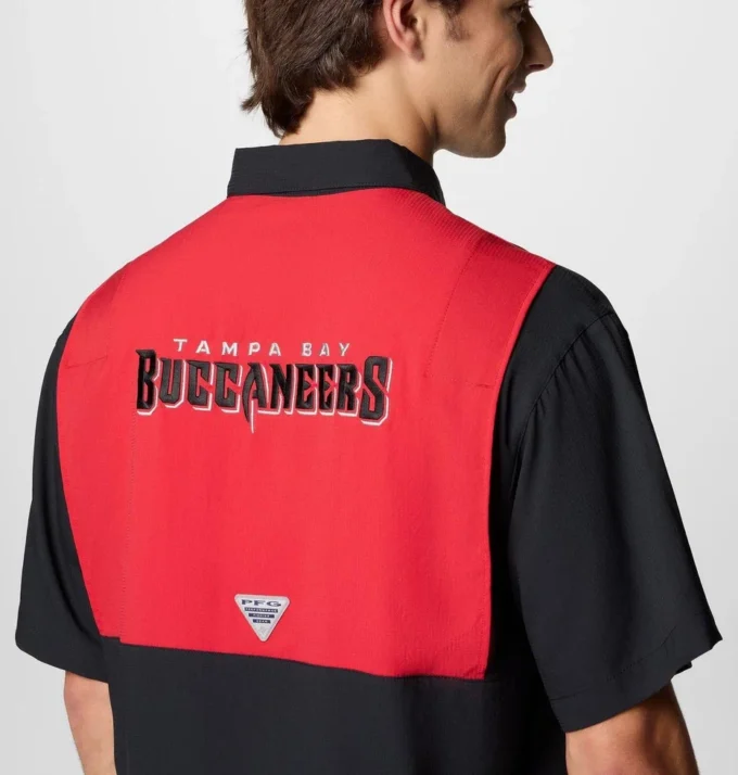 Men PFG Tamiami™ Colorblocked Short Sleeve Shirt – Tampa Bay Buccaneers Men PFG Tamiami™ Colorblocked Short Sleeve Shirt – Tampa Bay Buccaneers
