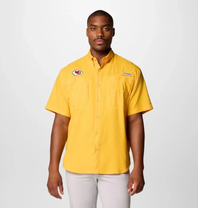 Men PFG Tamiami™ Short Sleeve Shirt – Kansas City Chiefs Men PFG Tamiami™ Short Sleeve Shirt – Kansas City Chiefs