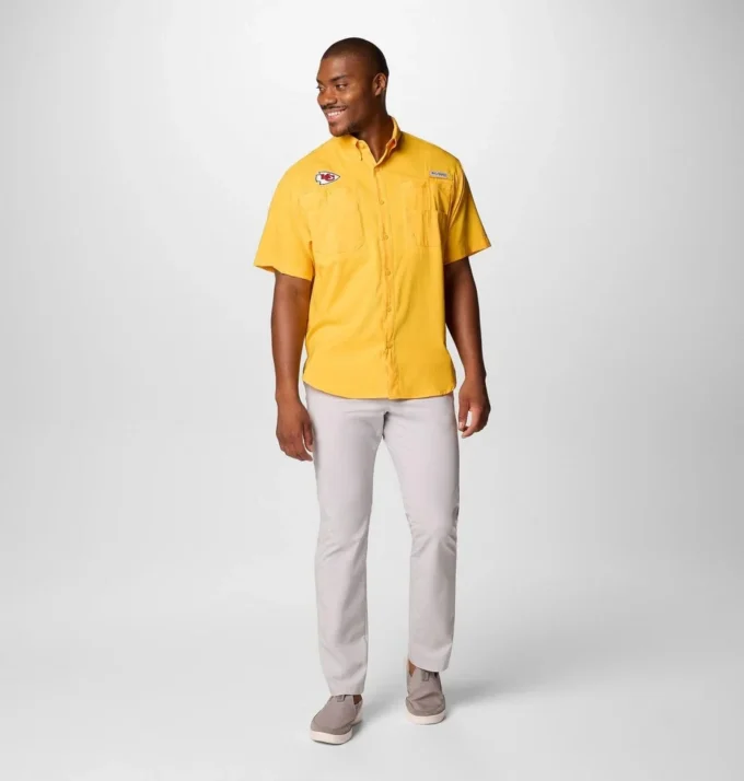 Men PFG Tamiami™ Short Sleeve Shirt – Kansas City Chiefs Men PFG Tamiami™ Short Sleeve Shirt – Kansas City Chiefs