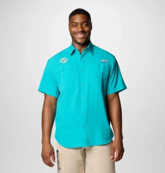 Men PFG Tamiami™ Short Sleeve Shirt – Miami Dolphins